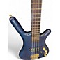 Used 1999 Warwick Corvette FNA 4 String Ocean Blue Satin Electric Bass Guitar