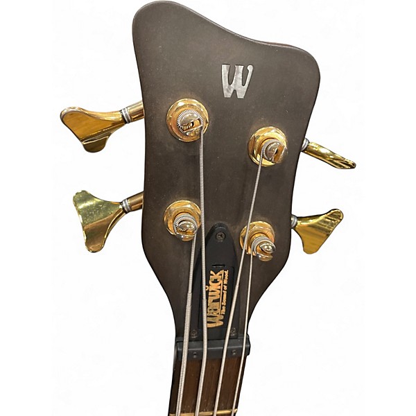 Used 1999 Warwick Corvette FNA 4 String Ocean Blue Satin Electric Bass Guitar