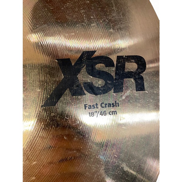 Used SABIAN 18in XSR fast crash Cymbal