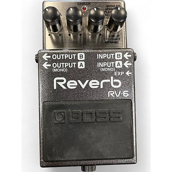 Used BOSS RV6 Digital Reverb Effect Pedal