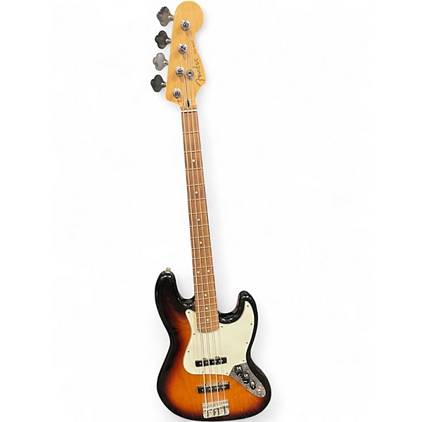 Used Fender Player Jazz Bass 2 Color Sunburst Electric Bass Guitar