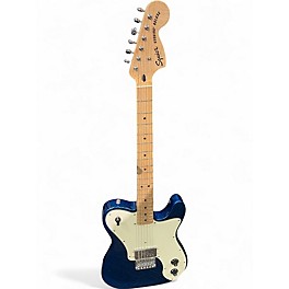 Used Squier Esquire deluxe Blue Sparkle Solid Body Electric Guitar