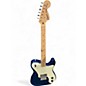 Used Squier Esquire deluxe Blue Sparkle Solid Body Electric Guitar thumbnail