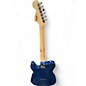 Used Squier Esquire deluxe Blue Sparkle Solid Body Electric Guitar