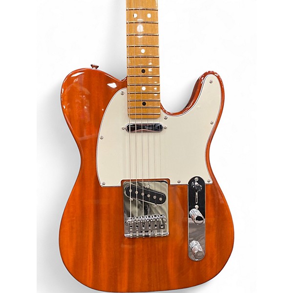Used Fender Player II Telecaster Chambered Mahogany Body Mocha Solid Body Electric Guitar