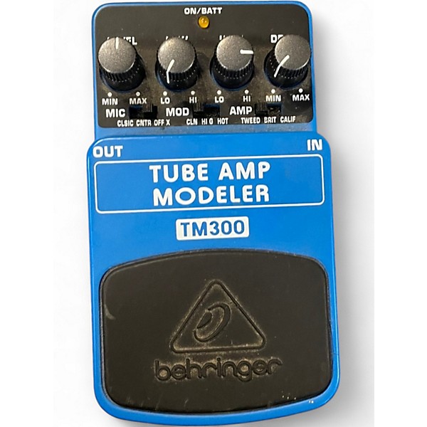 Used Behringer TM300 Tube Amp Modeler Effect Pedal