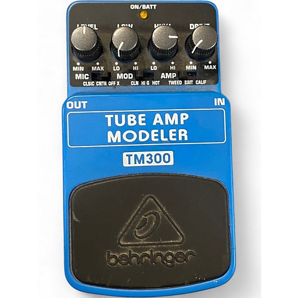 Used Behringer TM300 Tube Amp Modeler Effect Pedal