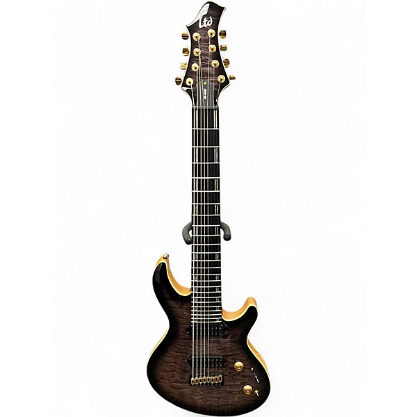 Used ESP LTD Javier Reyes Signature JR608 Faded Blue Sunburst Solid Body Electric Guitar