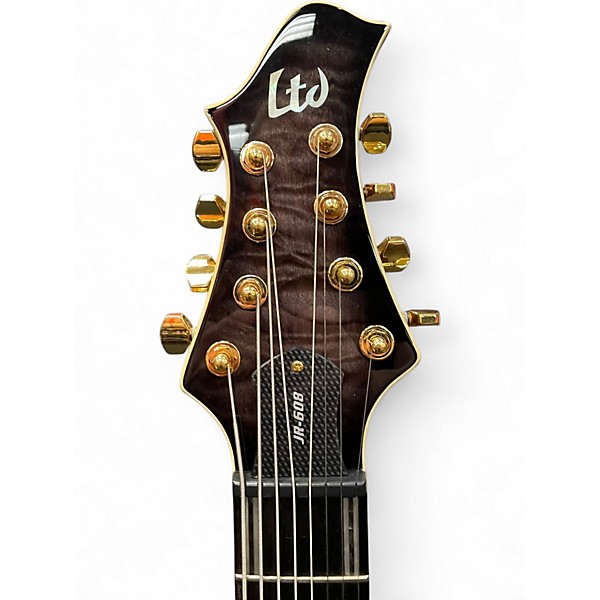 Used ESP LTD Javier Reyes Signature JR608 Faded Blue Sunburst Solid Body Electric Guitar