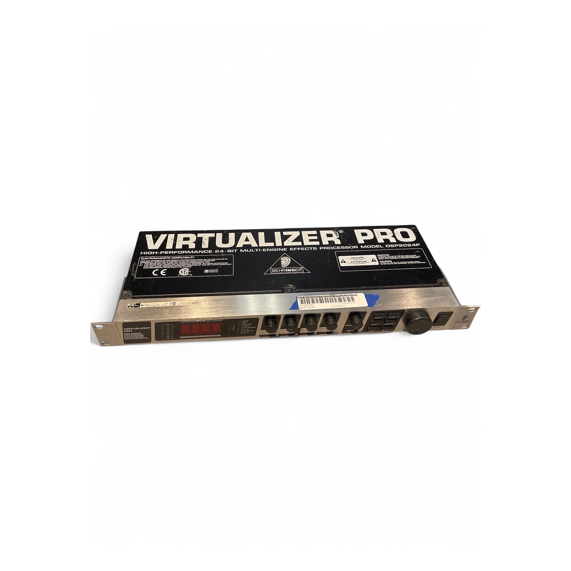 Used Behringer DSP2024P Virtualizer Pro Multi Effects Processor