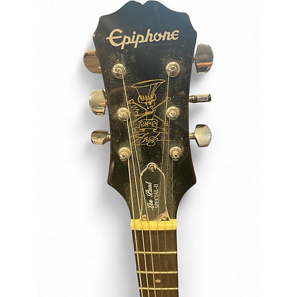 Used Epiphone les paul special ii Slash Lemonburst Solid Body Electric Guitar