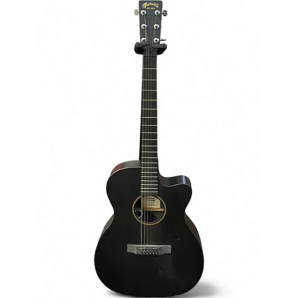 Used Martin X SERIES CUSTOM BLACK Acoustic Electric Guitar