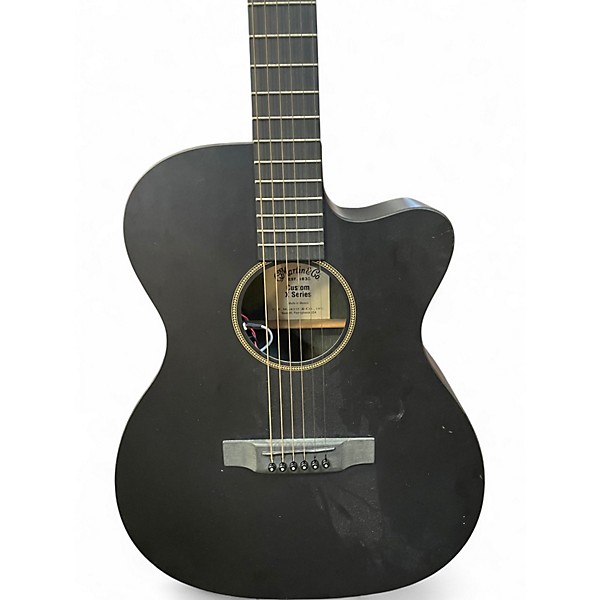 Used Martin X SERIES CUSTOM BLACK Acoustic Electric Guitar
