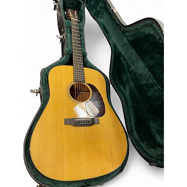 Used Martin D18 Natural Acoustic Guitar