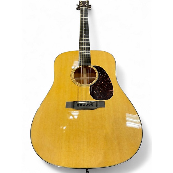 Used Martin D18 Natural Acoustic Guitar
