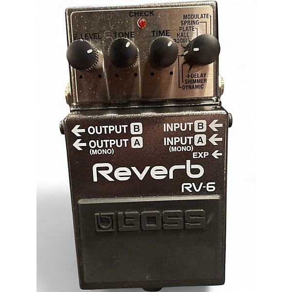 Used BOSS RV6 Digital Reverb Effect Pedal