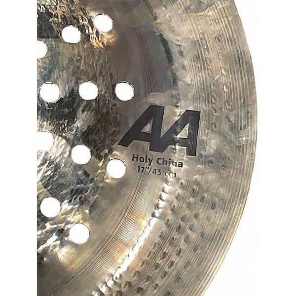 Used Sabian 17in AA Holy China Brilliant Cymbal