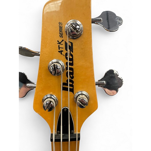 Used Ibanez ATK300 Natural Electric Bass Guitar