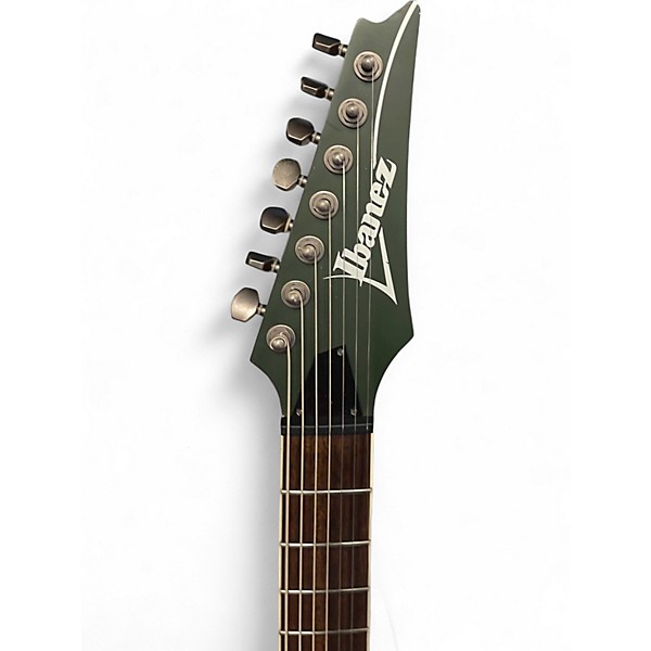 Used Ibanez Apex2 Munky Signature 7 String army green Solid Body Electric Guitar