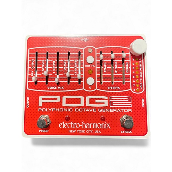 Used Electro-Harmonix Pog2 Polyphonic Octave Generator Effect Pedal