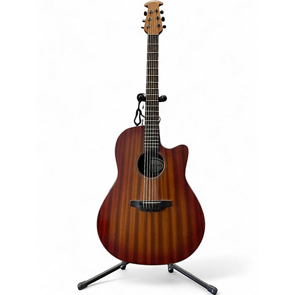Used Ovation Main Stage Balladeer 2771STR Mahogany Acoustic Electric Guitar