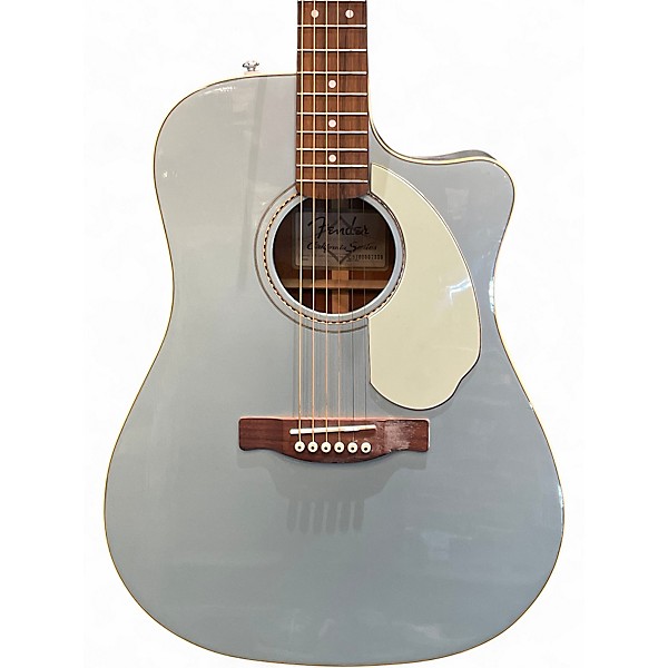 Used Fender Sonoran SCE Lake Placid Blue Acoustic Electric Guitar