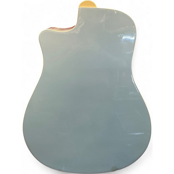 Used Fender Sonoran SCE Lake Placid Blue Acoustic Electric Guitar