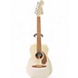 Used Fender Malibu CE White Acoustic Electric Guitar thumbnail