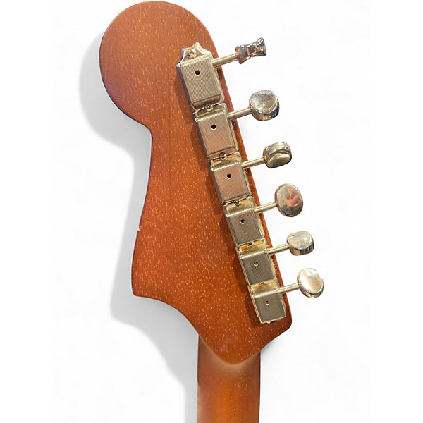 Used Fender Malibu CE White Acoustic Electric Guitar