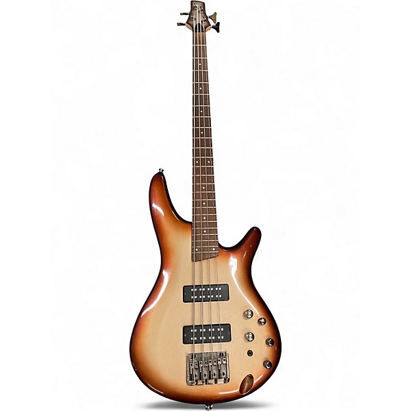 Used Ibanez SR300e charred champagne Electric Bass Guitar