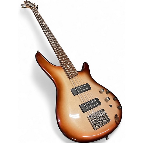 Used Ibanez SR300e charred champagne Electric Bass Guitar