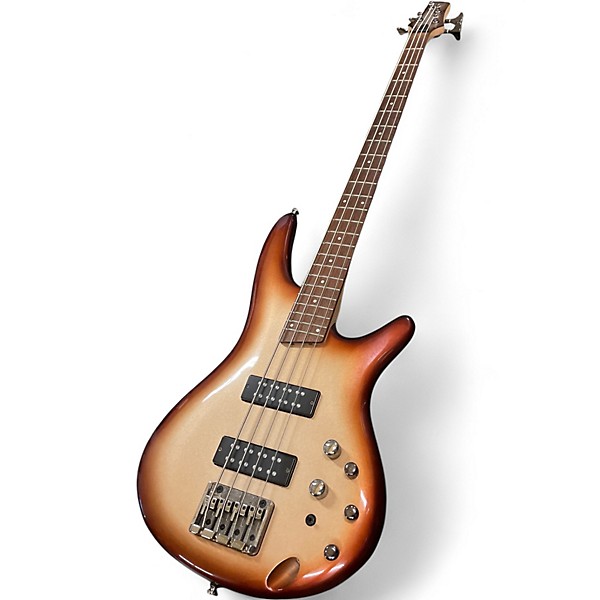 Used Ibanez SR300e charred champagne Electric Bass Guitar