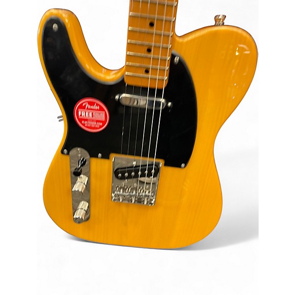 Used Squier Classic Vibe 1950S Telecaster Left Handed Butterscotch Blonde Electric Guitar