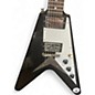 Used Epiphone 1958 Korina Flying V Black Solid Body Electric Guitar
