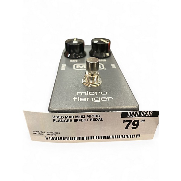 Used MXR M152 MICRO FLANGER Effect Pedal