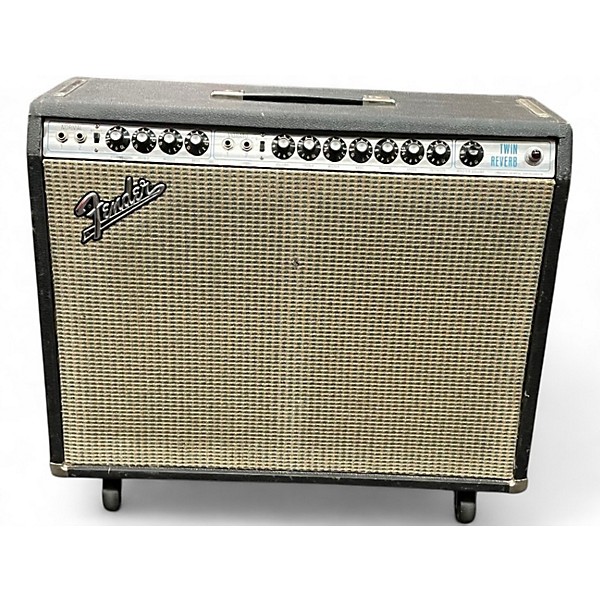Vintage 1972 Fender Twin Reverb 2x12 Tube Guitar Combo Amp