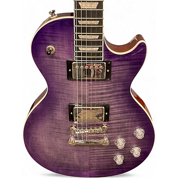 Used Epiphone Les Paul Modern Figured Purple Burst Solid Body Electric Guitar