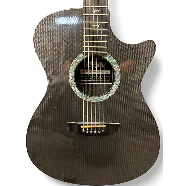 Used RainSong OM1000N1 Natural Acoustic Electric Guitar