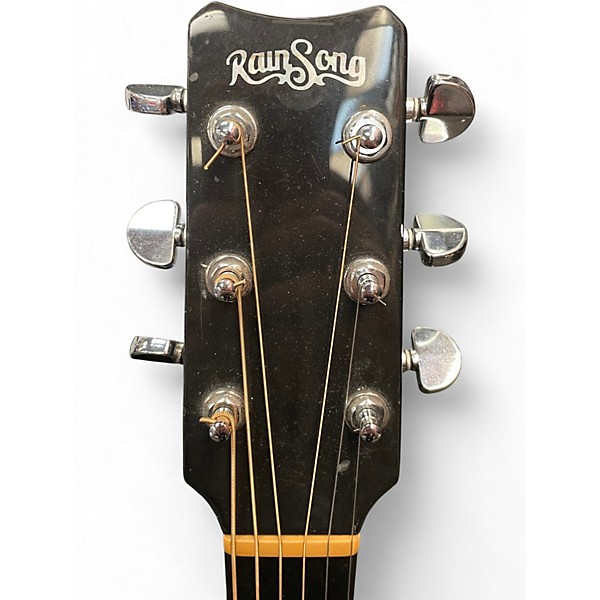 Used RainSong OM1000N1 Natural Acoustic Electric Guitar