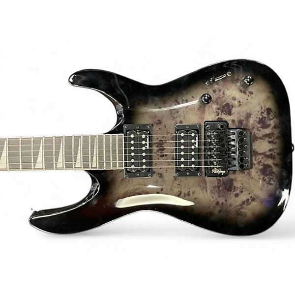 Used Jackson JS32 Dinky Trans Black Solid Body Electric Guitar