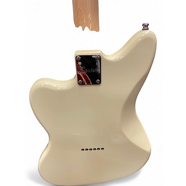 Used Squier PARANORMAL OFFSET TELECASTER Antique White Solid Body Electric Guitar
