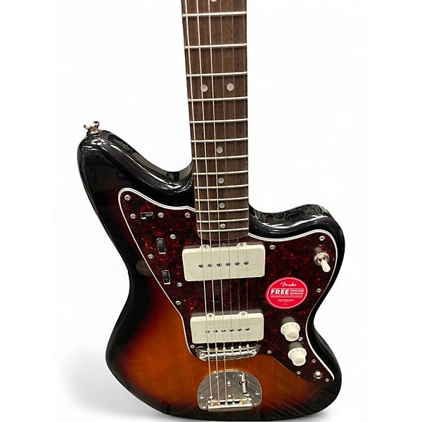 Used Squier Classic Vibe 60s Jazzmaster 2 Color Sunburst Solid Body Electric Guitar