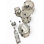 Used Pearl 5 Piece Crystal Beat Clear Drum Kit