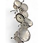 Used Pearl 5 Piece Crystal Beat Clear Drum Kit