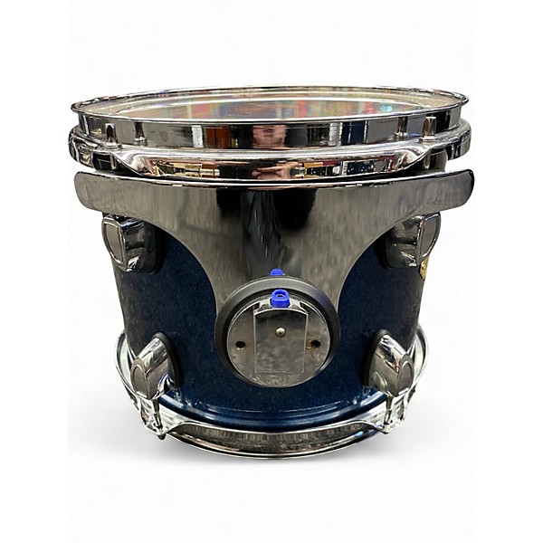 Used SPL 4 Piece VELOCITY SHELL PACK COBALT SEQUIN Drum Kit