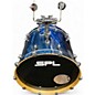 Used SPL 4 Piece VELOCITY SHELL PACK COBALT SEQUIN Drum Kit