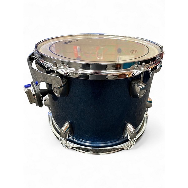 Used SPL 4 Piece VELOCITY SHELL PACK COBALT SEQUIN Drum Kit