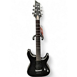 Used Schecter Guitar Research C1 Platinum Black Solid Body Electric Guitar