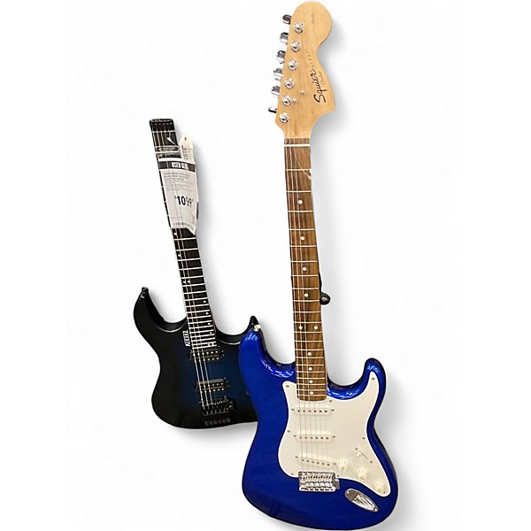 Used Squier Affinity Stratocaster Blue Solid Body Electric Guitar