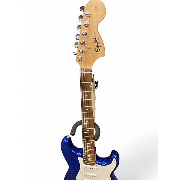 Used Squier Affinity Stratocaster Blue Solid Body Electric Guitar
